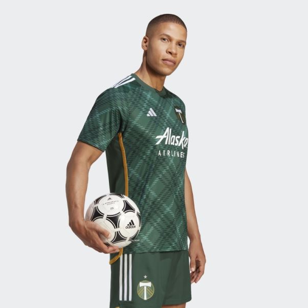 Maillot Domicile Adidas Portland Timbers 23/24 Tech Forest