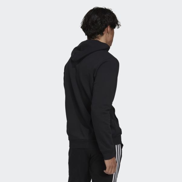Adidas Sweat à Capuche Polaire Adidas Essentials élégant Blanc