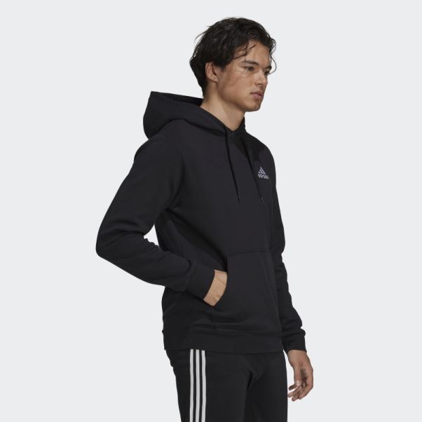 Adidas Sweat à Capuche Polaire Adidas Essentials élégant Blanc