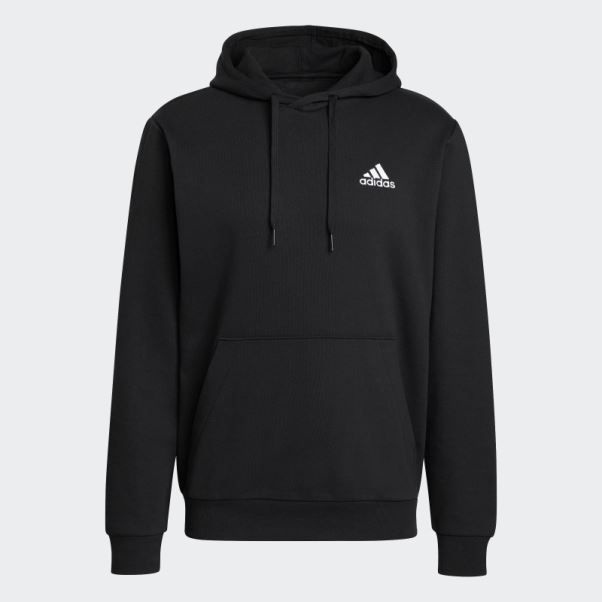 Adidas Sweat à Capuche Polaire Essentials Blanc élégant