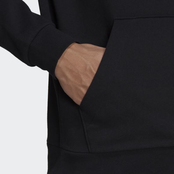 Adidas Sweat à Capuche Polaire Essentials Blanc élégant