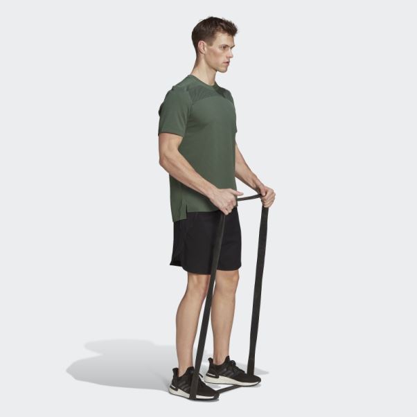 T-shirt D'entraînement à Impact Sur Le Rack Avant Adidas Vert Oxyde