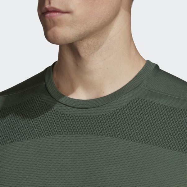 T-shirt D'entraînement à Impact Sur Le Rack Avant Adidas Vert Oxyde