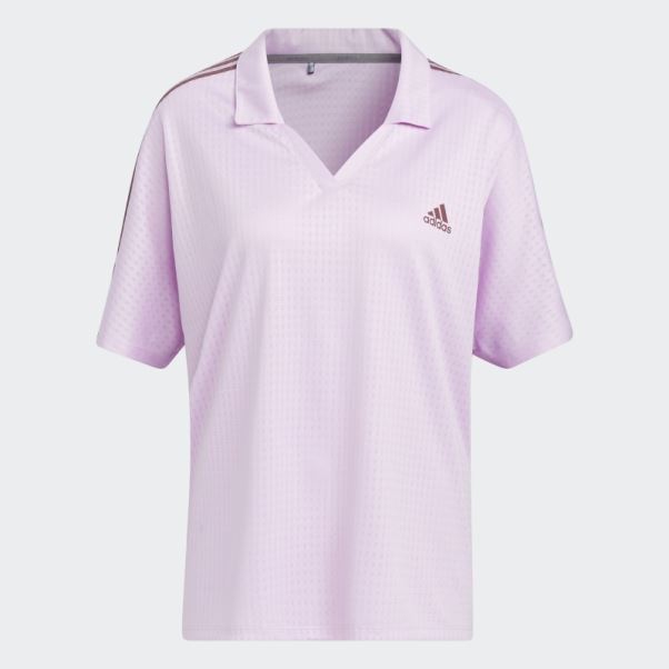 Polo Adidas 3 Bandes (grande Taille) Lilas