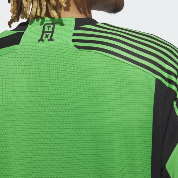 Adidas Maillot Domicile Authentique Austin Fc 23/24 Vert