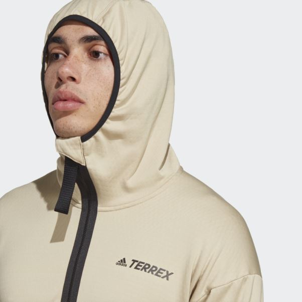 Savanna Adidas Terrex Tech Flooce Veste De Randonnée à Capuche Légère