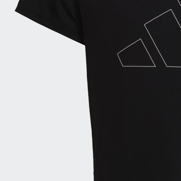 T-shirt Logo Essentials Aeroready Coupe Classique Adidas Noir
