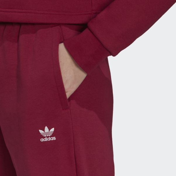 Adidas Pantalon De Jogging Polaire Adicolor Essentials Bordeaux