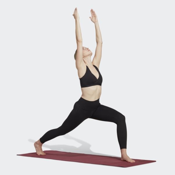 Soutien-gorge D'allaitement à Maintien Léger Adidas Yoga Essentials Studio Noir