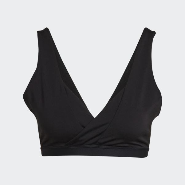 Soutien-gorge D'allaitement à Maintien Léger Adidas Yoga Essentials Studio Noir