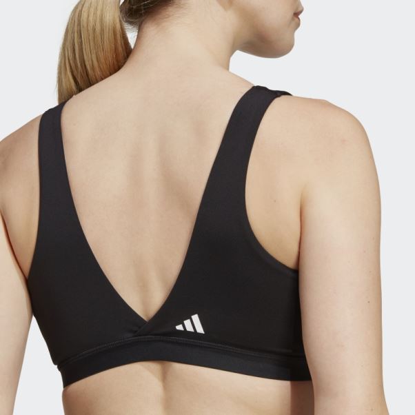 Soutien-gorge D'allaitement à Maintien Léger Adidas Yoga Essentials Studio Noir