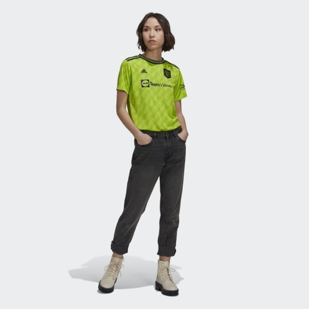 Adidas Manchester United 22/23 Troisième Maillot Slime Chaud