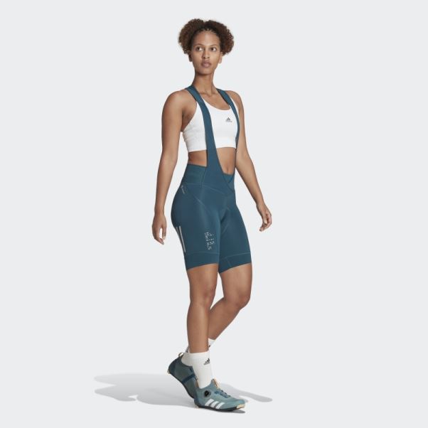 Le Cuissard à Bretelles Matelassé Parley Vert Adidas