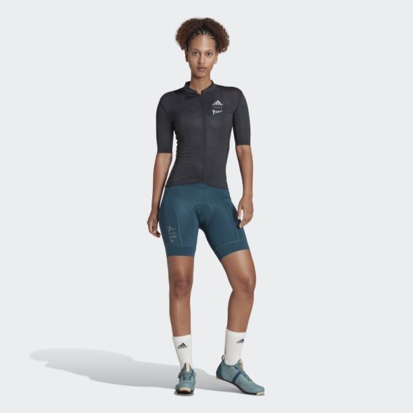 Le Cuissard à Bretelles Matelassé Parley Vert Adidas