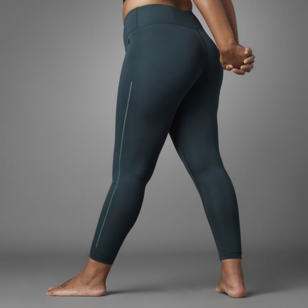 Legging Adidas Authentique Balance Yoga 7/8 Vert (grande Taille)