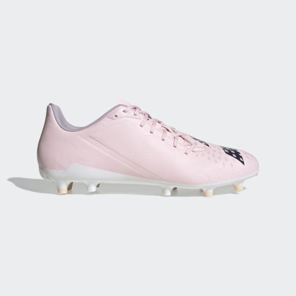 Chaussures De Rugby Adidas Malice Fg Blanc