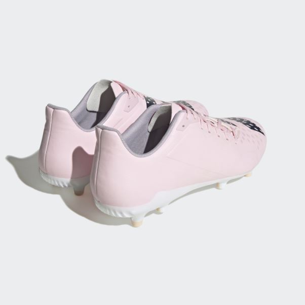 Chaussures De Rugby Adidas Malice Fg Blanc