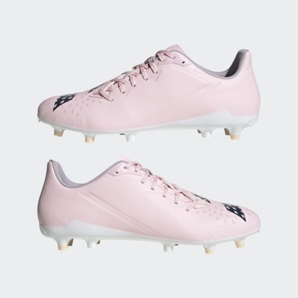 Chaussures De Rugby Adidas Malice Fg Blanc