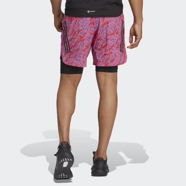 Conçu Pour L'entraînement Pro Series Short Hiit à Imprimé Animal Organisé Par Cody Rigsby Adidas Multicolore