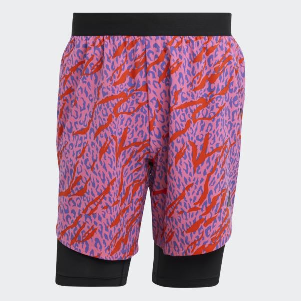 Conçu Pour L'entraînement Pro Series Short Hiit à Imprimé Animal Organisé Par Cody Rigsby Adidas Multicolore