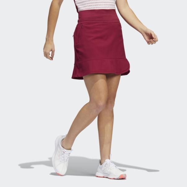 Adidas Jupe-short Bordeaux à Volants