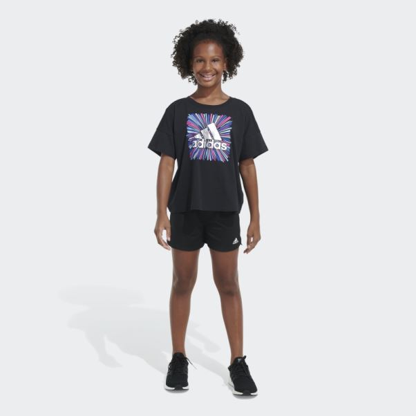 T-shirt Adidas Loose Box Noir