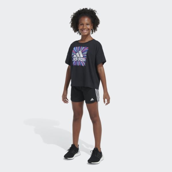 T-shirt Adidas Loose Box Noir