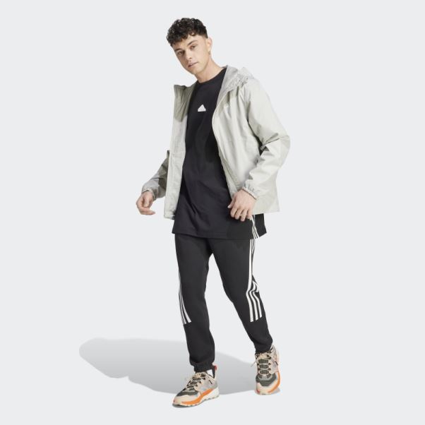 Veste Adidas Rain.rdy Essentials Grise Métallisée