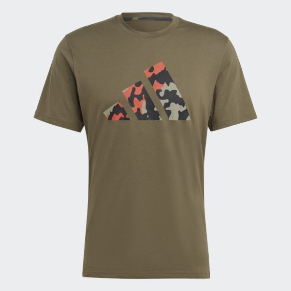 T-shirt D'entraînement à Logo Saisonnier Train Essentials Olive Adidas