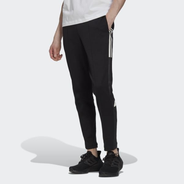 Adidas Pantalon De Jogging Noir à 3 Bandes