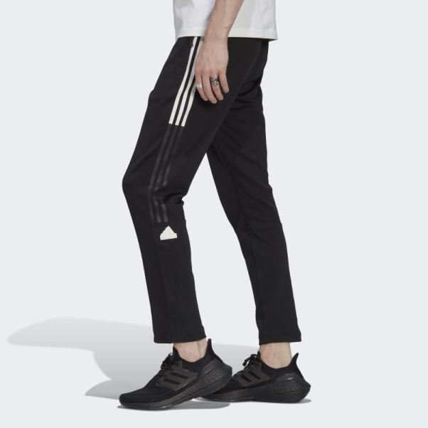 Adidas Pantalon à Revers 3 Bandes Noir