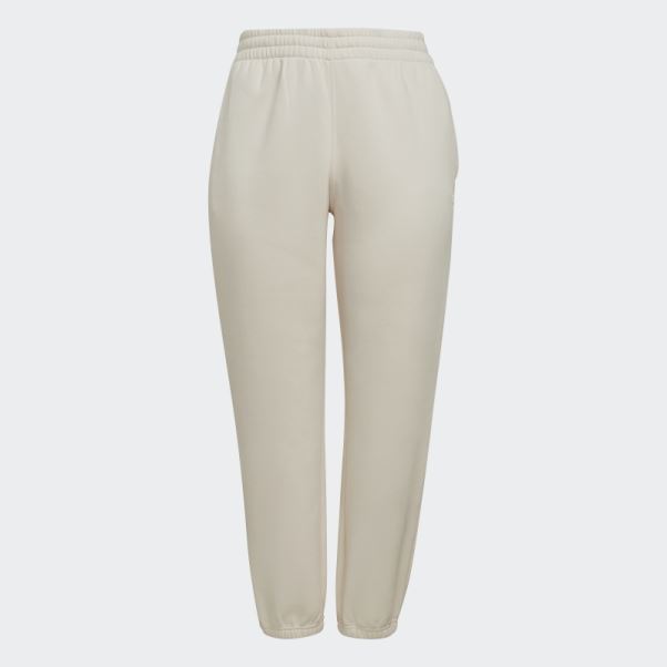 Pantalon Adicolor Essentials Blanc (taille Plus) Adidas