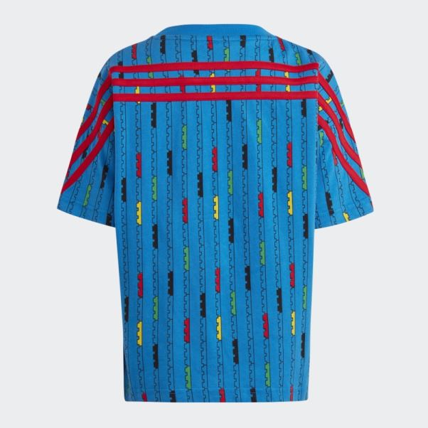Adidas X Classic Lego Tee Hot Shock Bleu