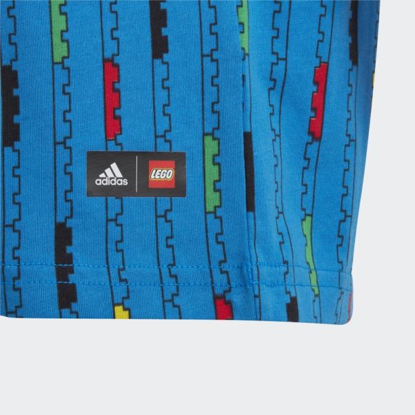 T-shirt Adidas X Classic Lego Mode Bleu Choc