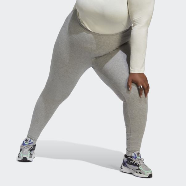 Leggings Adicolor Essentials Gris Moyen (grande Taille) Adidas