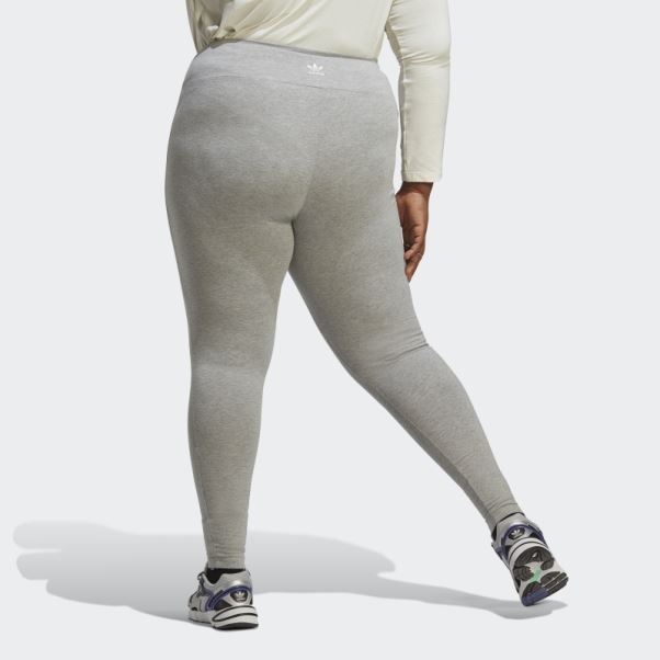 Leggings Adicolor Essentials Gris Moyen (grande Taille) Adidas