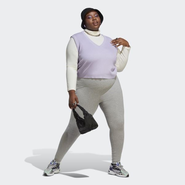 Leggings Adicolor Essentials Gris Moyen (grande Taille) Adidas