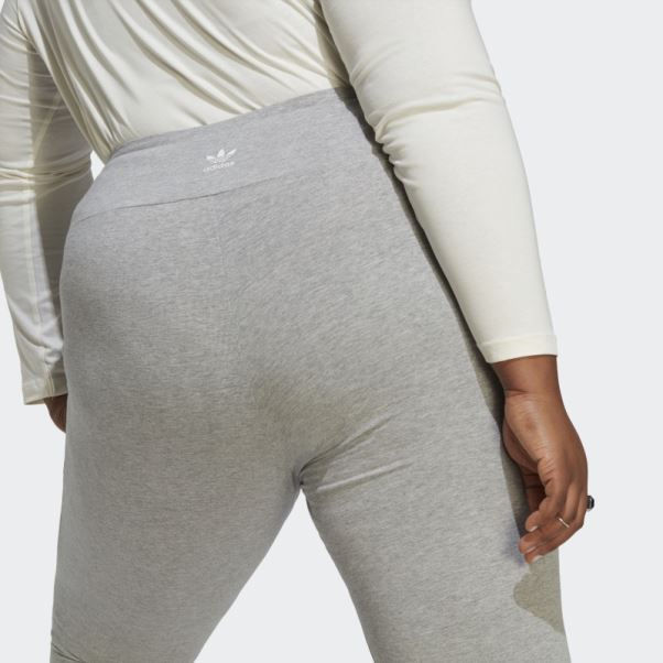 Leggings Adicolor Essentials Gris Moyen (grande Taille) Adidas