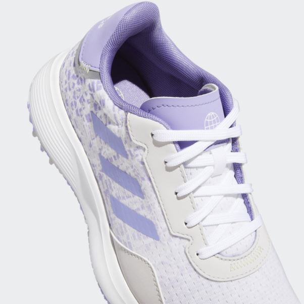élégantes Chaussures De Golf Sans Crampons Adidas Juniors S2g Grises