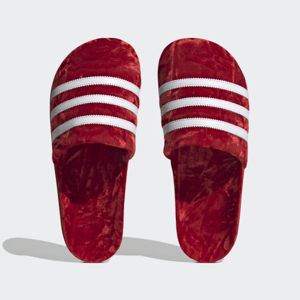 Adimule Slides Rouge Adidas