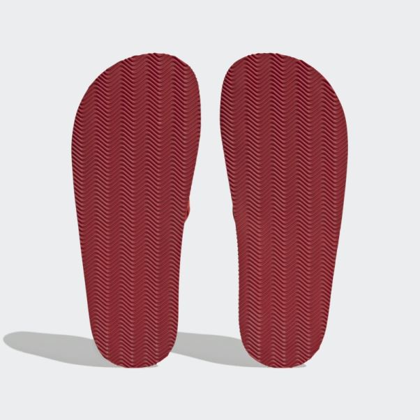 Adimule Slides Rouge Adidas