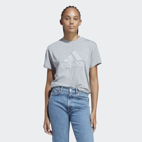 T-shirt Adidas Future Icons Winners 3.0 Gris Moyen