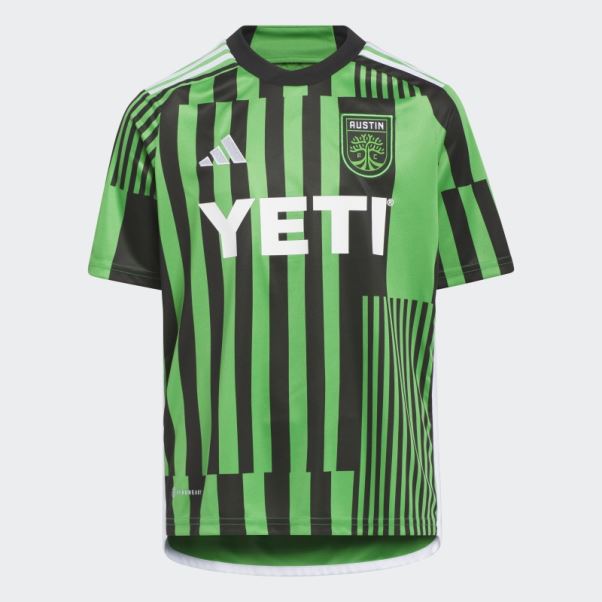 Maillot Domicile Adidas Austin Fc 23/24 Vert Real