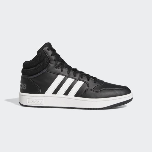 Hoops 3.0 Mid Classic Vintage Chaussures Adidas Noir