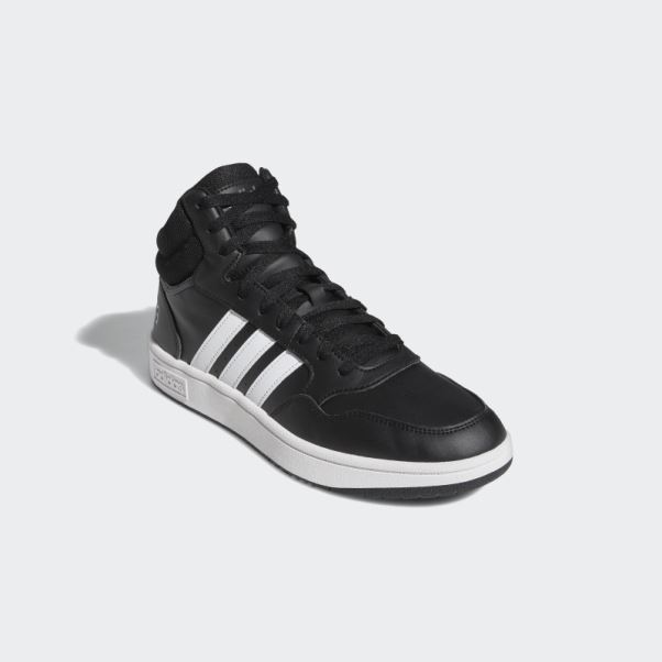 Hoops 3.0 Mid Classic Vintage Chaussures Adidas Noir