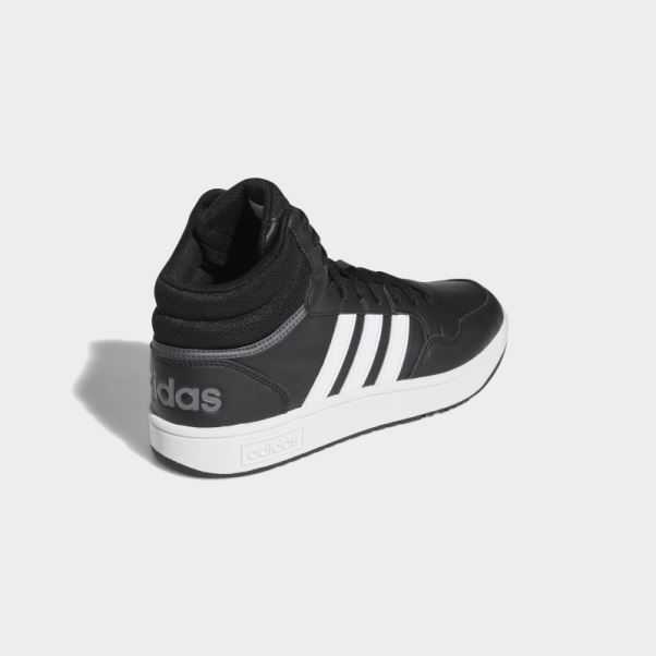 Hoops 3.0 Mid Classic Vintage Chaussures Adidas Noir