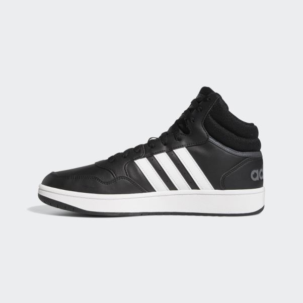 Hoops 3.0 Mid Classic Vintage Chaussures Adidas Noir