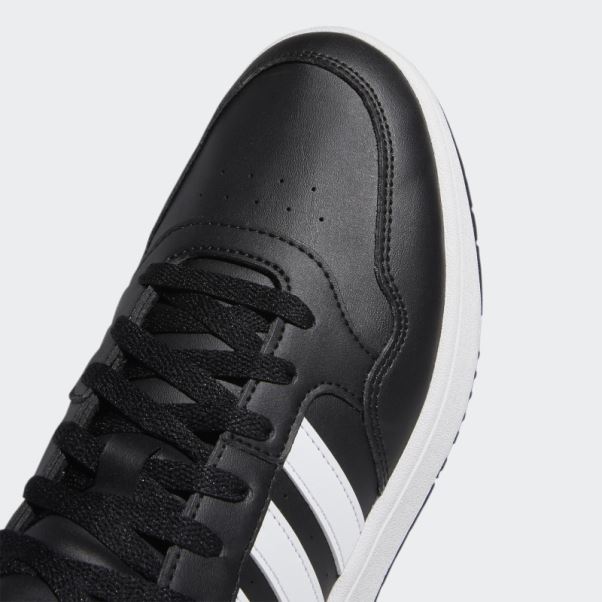 Hoops 3.0 Mid Classic Vintage Chaussures Adidas Noir