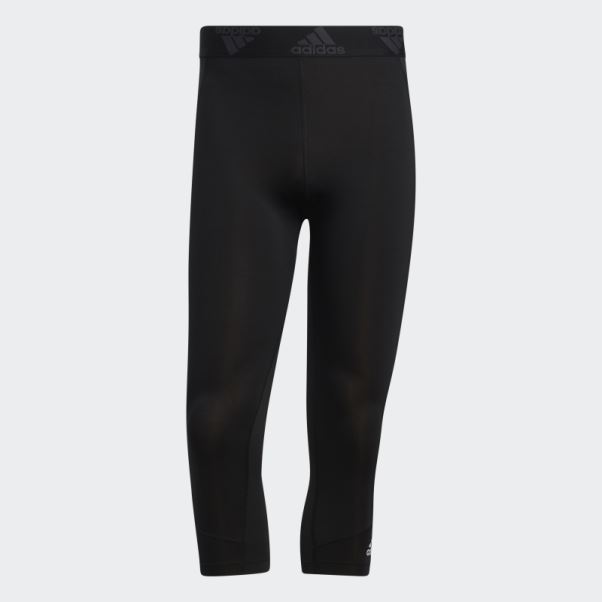 Collants Techfit 3/4 Adidas Noir