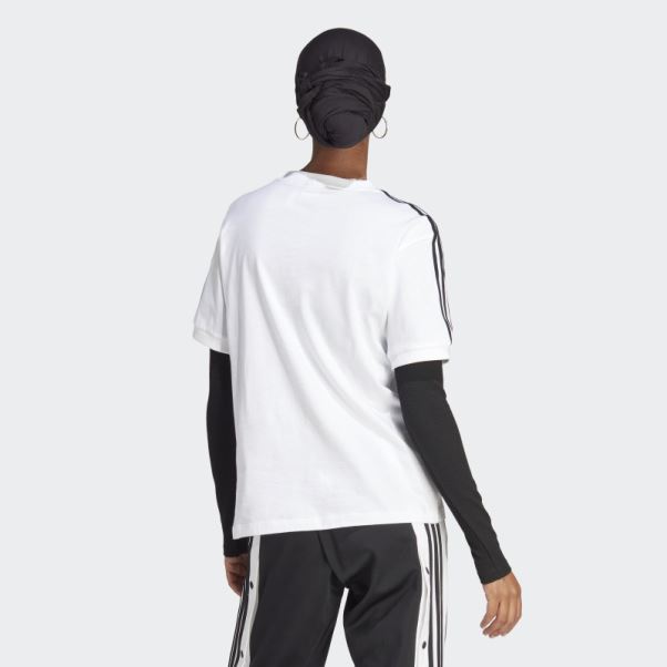 Adicolor Classics 3-stripes T-shirt Adidas Blanc